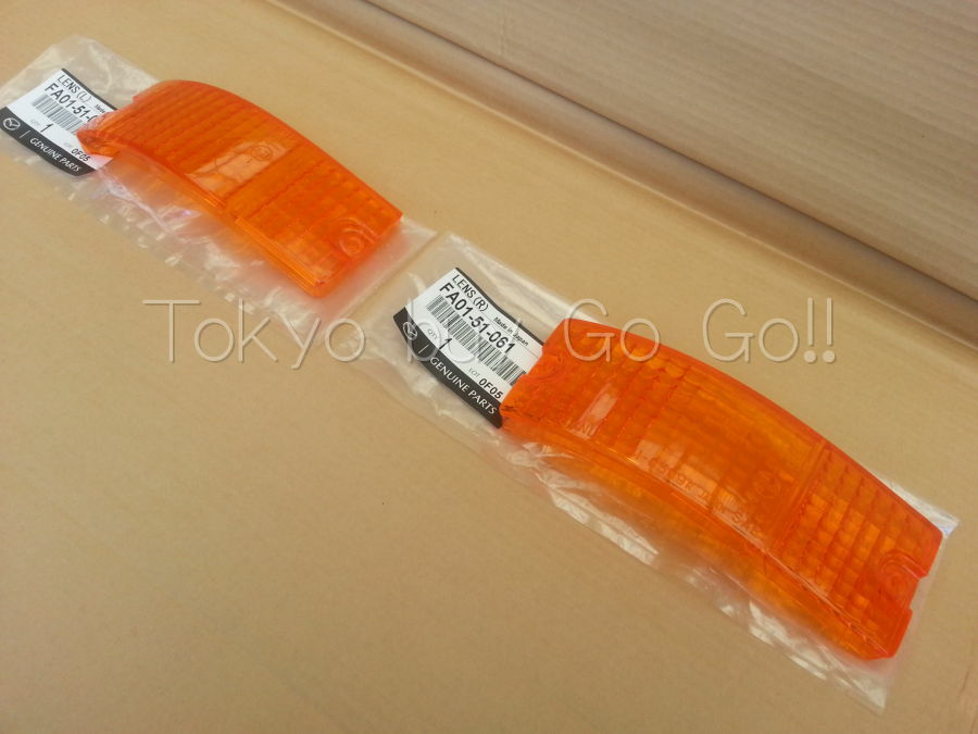 MAZDA RX7 Front Comb Turn Signal Lens LH+RH set NEW Genuine OEM Parts