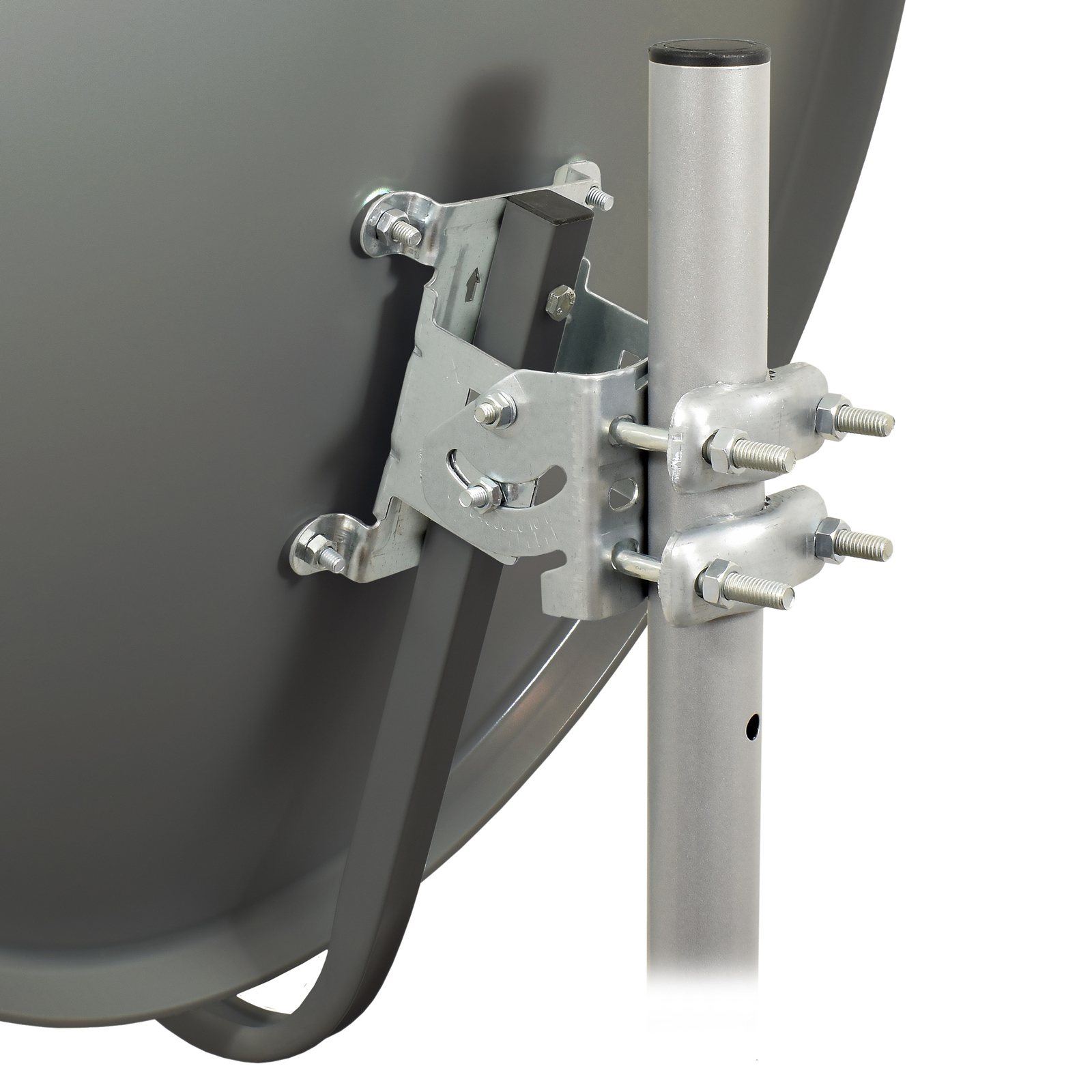 Thumbnail - Logisat Sat Anlage 80cm Spiegel Schüssel + Twin Lnb D 4k Hd Uhd 2