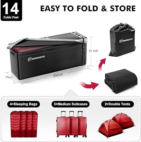武士ドー様　HIGHLAND KARPAK ルーフバッグ　厚地　x1個 Amazon.com: Highland 1039800 Black/Gray 10-15 cu.ft