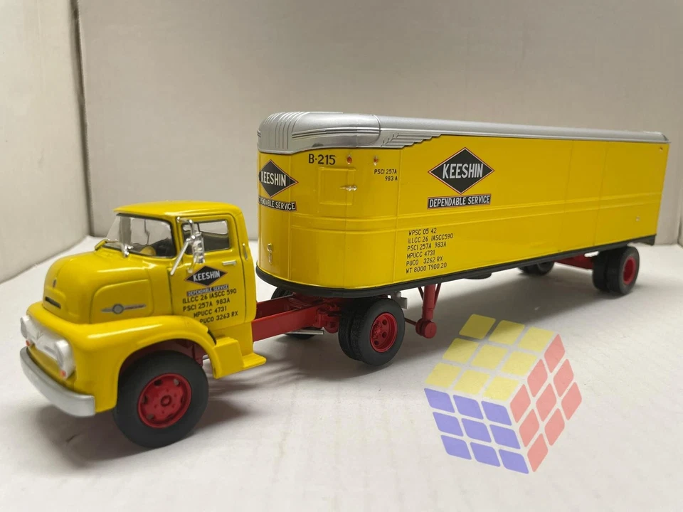 Camion clásico americano Ford C-700 COE / Keeshin 1955 (Escala 1/43) Ixo, epoca - Imagen 4 de 4