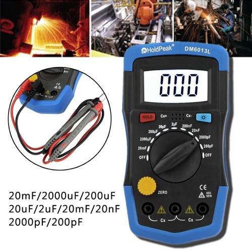 Handheld Digital Capacitance Meter Capacitor Tester Capacimeter Electronic Auto - Picture 4 of 11