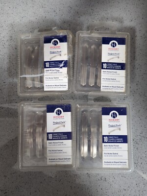 Satin Nickel  Arch Cabinet Handle Pulls Hickory Hardware 4 Packs Of 10 