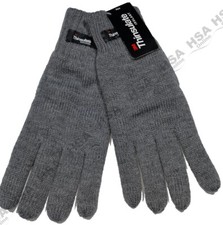 Adult Mens Ladies 3M Thinsulate Grey Thick Gloves,Quality Thermal Christmas Gift