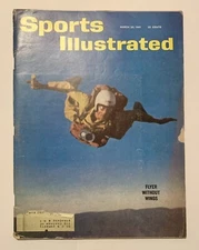 Sports Illustrated March 20 1961 Sky Diving Flyer Without Wings
