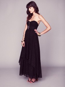 free people black maxi dress