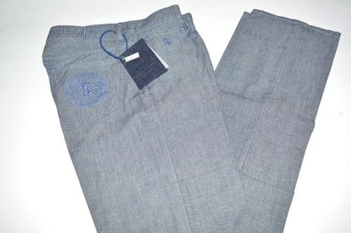 Jeans di lusso NUOVI STEFANO RICCI taglia 32 Us 48 Eu Made in ITALY (RJ1)