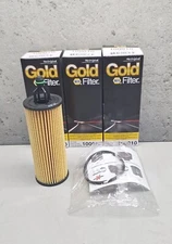 LOT OF 3 - NAPA GOLD FIL 100010 Engine Oil Filters - WIX WL 10010