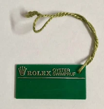 ROLEX Green Tag Hangtag Swimpruf Oyster Perpetual DATE 15038 15053 15148 15200