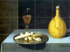 Dessert Wine Art Mural Ceramic Backsplash Tile 842