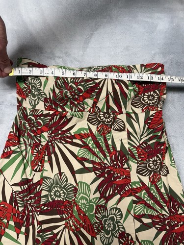 Vintage Y2K GAP Womens Tropical Floral Strapless Dress w/ Built In Bra sz 10 🔥 - Picture 2 of 9