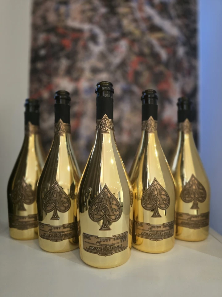 ARMAND de BRIGNAC (Ace of Spades) Gold Champagne Bottle - Empty - Image 2 of 3