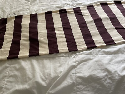 NWT FREE PEOPLE RUGBY STRIPE COLUMN MAXI SKIRT IN AUBERGINE & CREAM SIZE XSMALL