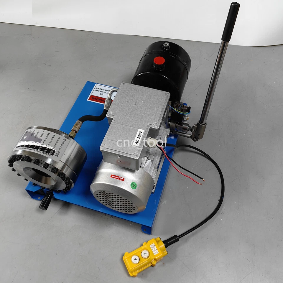 2 in 1 Electric/Manual Hydraulic Hose Crimping Machine Hose Pipe Crimper+ 8 Dies - Image 3 of 4