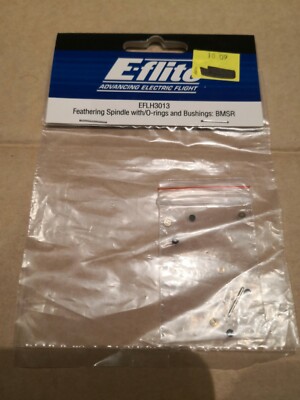 E-FLITE EFLH3013 FEATHERING SPINDLE WITH O RINGS AND BUSHINGS BMSR  eflite