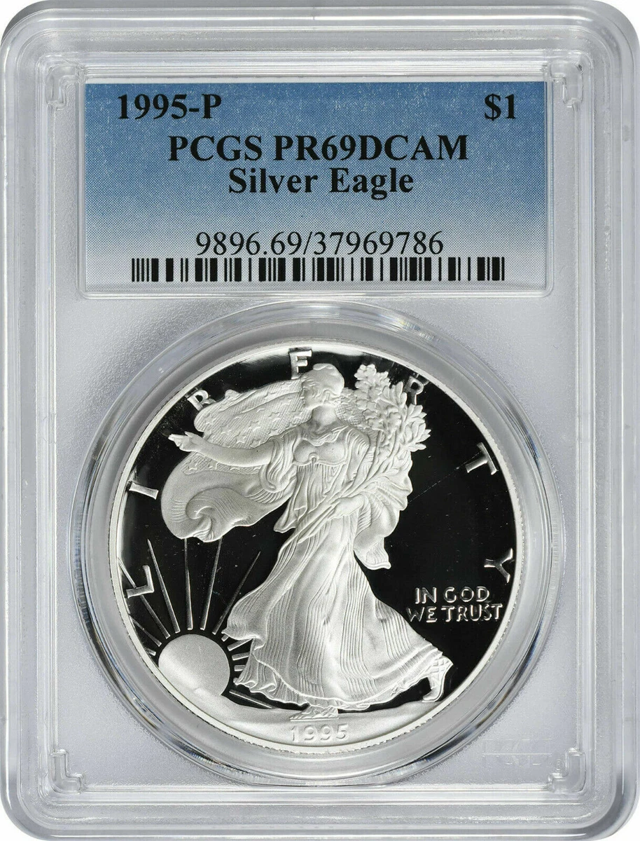 American Eagle PR 69 Graded 1995 Silver Bullion Coins for sale | eBay