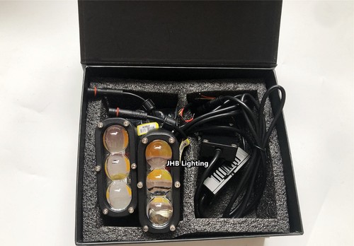 Juego de 2 PIEZAS 2"60W Alta Luz Baja Coche Motocicleta Proyector Lente LED Focos【J22】 - Imagen 2 de 7