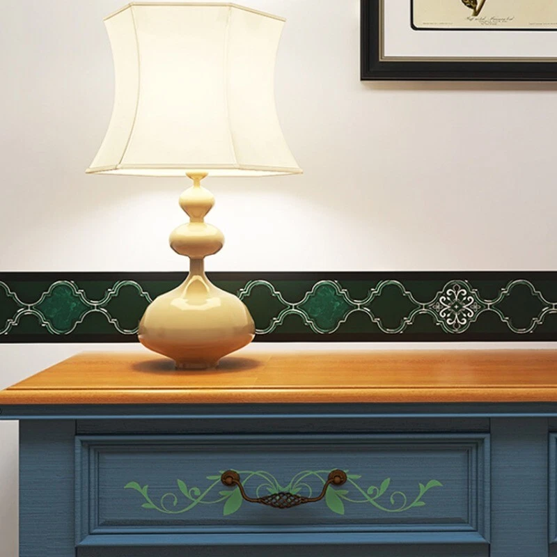 Pegatinas de borde de pared de 15 cm y 3 metros autoadhesivas para baño papel tapiz impermeable nuevas Foto 3 de 4