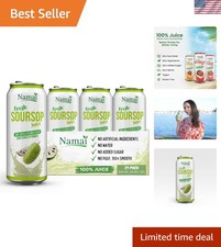 Guilt-Free 24-Pack Soursop Juice - Pure, No Sugar Added, Full of Nutrients