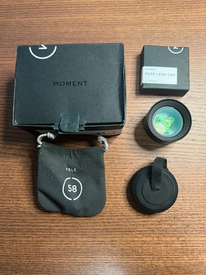Moment 58mm M-Series Tele Lens 100-005 Aerospace-Grade Metal Lens