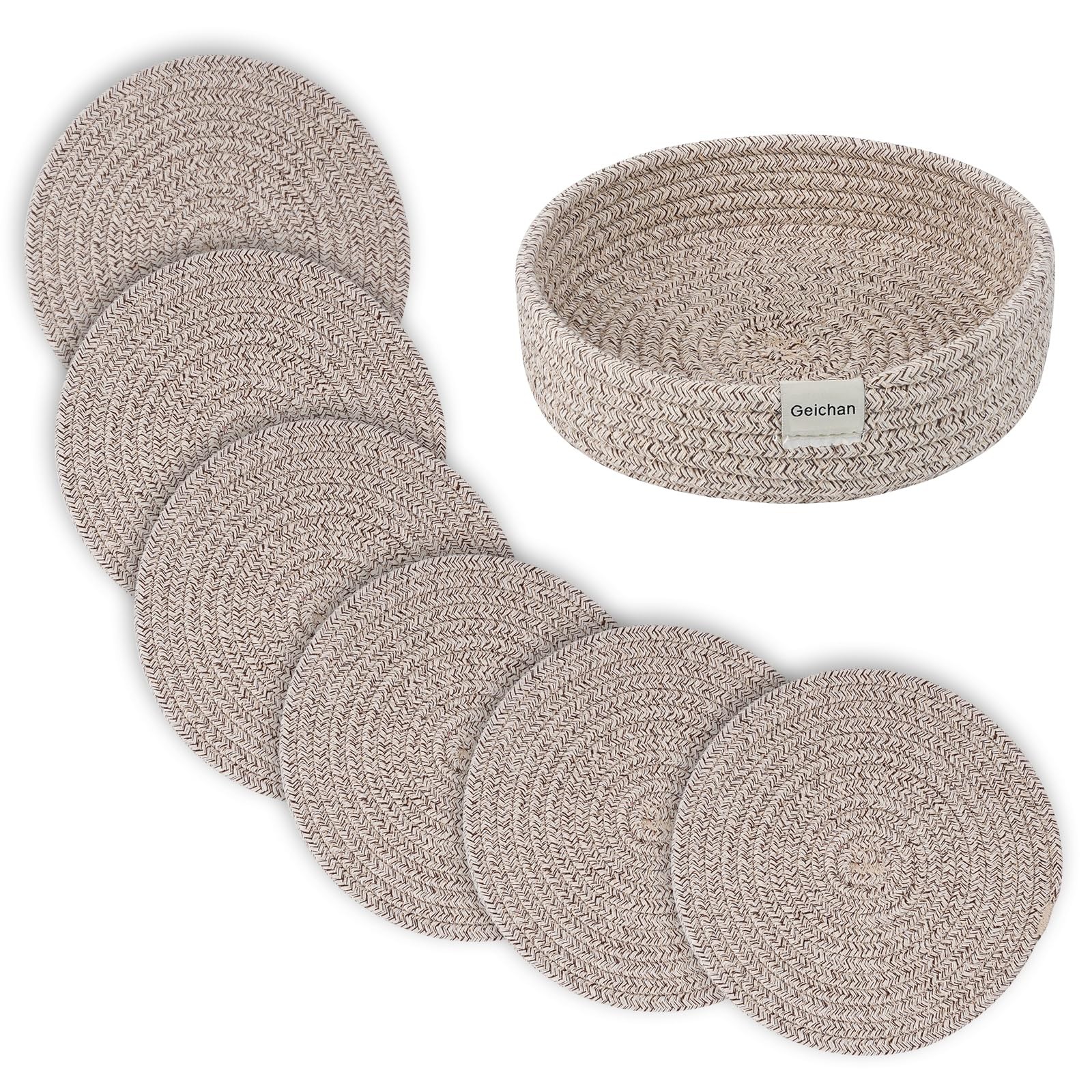 8inch Trivets for Hot Dishes, Hot pots and Pans, Extra Large Thick Heat Resis...