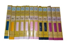 Crafter's Square Permanent Vinyl Paper Sticker Back 12" x 48" Rolls Lot Of 12