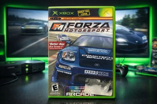 Forza Motorsport Xbox OG Complete Game Disc Case Tested Working