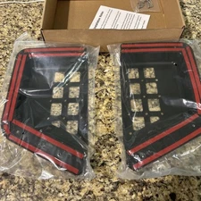 Front Door Storage Box Organizer Pocket Bezel For Ford Bronco 2021+ Carbon Fiber