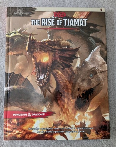 Rise of Tiamat by Wizards RPG (2014, Hardcover) Dungeons & Dragons LIKE NEW Cond