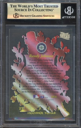 1996 Fleer Ultra Season Crowns Randy Johnson #3 BGS 9.5 - Picture 2 of 2