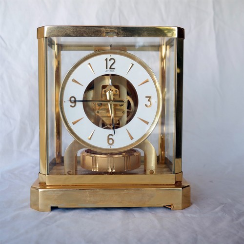 Jaeger LeCoultre Model 526-8 ATMOS Mantel Clock TESTED Runs Great (READ)
