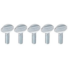 1/4-20 x 5/8" Thumb Screws, 5pcs Carbon Steel Fully Thread Screw