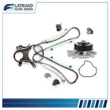 Timing Chain kit + Water Pump + Engine Coolant Thermostat For Jeep Dodge Durango