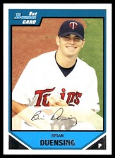 Brian Duensing 2007 Bowman #BP95 Twins MLB READ FREE SHIPPING AutographDen