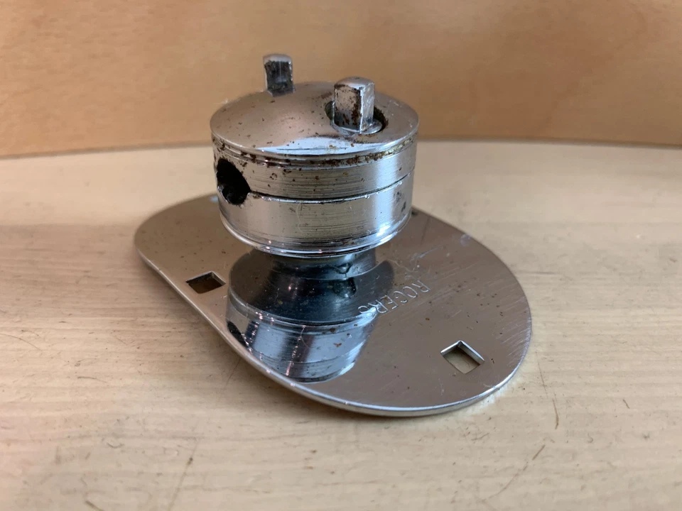 ROGERS 60s Vtg Swivomatic Floor Tom Leg Bracket Holder Mount Part Knobby Ohio - Image 4 of 4