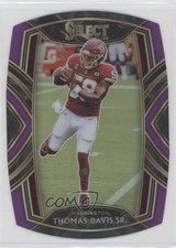 2020 Panini Select Club Level Purple Prizm Die-Cut Thomas Davis Sr #221 0ms4