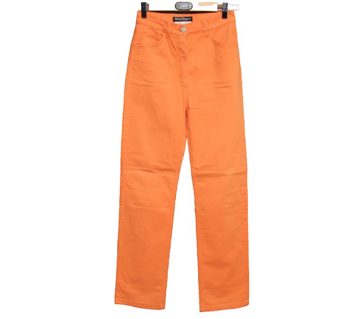Salvatore Ferragamo, Pantalon SALVATORE FERRAGAMO Tg. 40 D'occasion (Cod.Sj1162) Orange Vintage Femme