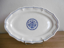 PLAT OVALE FAIENCE GIEN ANCIEN