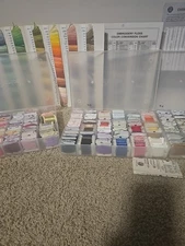 DMC Numbered Embroidery Floss Thread Lot of 360 Skeins & Partials in 3 Boxes 