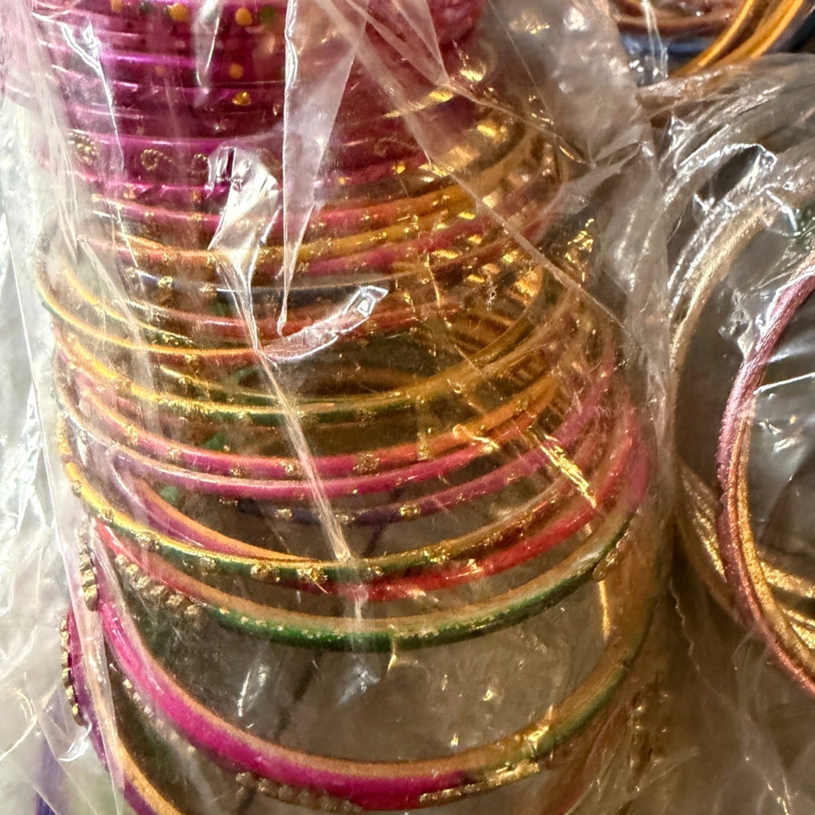 Assorted 100+ Multicolor Bangles Set Mixed Design… - image 2