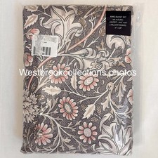 William Morris KING 3Pc Duvet Cover Sham Set DOUBLE BOUGH - HEATHER Store Repack