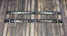 1972-1979 74 Dodge Truck Power Wagon Chrome Side Emblem Pair Original Oem 46430