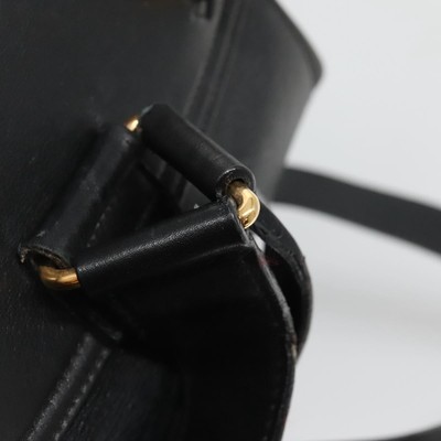 GUCCI Bamboo Backpack Leather Black Gold 003 2058 0016 Auth  display picture 3