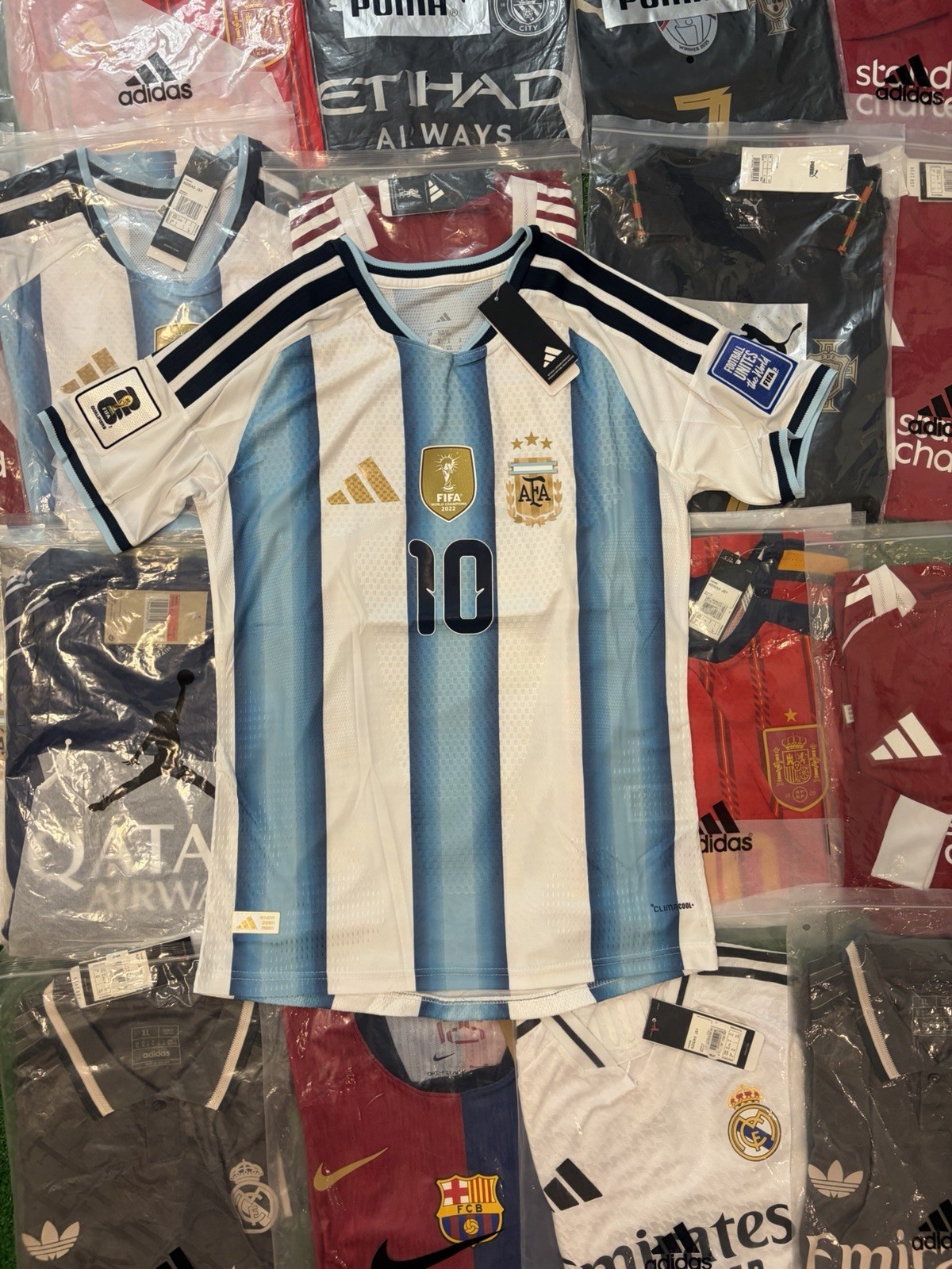 2026 Lionel Messi #10 Argentina World Cup Match Version Jersey Size Large NWT L