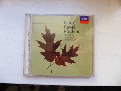 2 CD Fauré Ravel poulenc mélodies Felicity Palmer John Constable