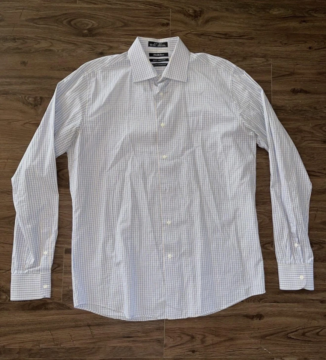 saks off fifth mens dress shirts Men's Blue Designer Dress Shirts