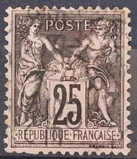 Timbre preoblitere type sage oblitéré SG