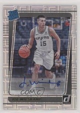2021-22 Panini Donruss Rated Rookie Choice Signatures Joe Wieskamp #230 Auto 0x1