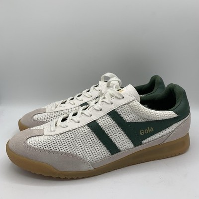 Gola Tornado Zephyr Shoes Womens Size 11 White Green Gum Mesh Sneakers CLB768