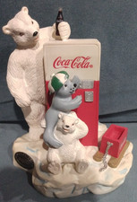COCA COLA HERITAGE COLLECTION POLAR BEARS FRIENDS MAKE THE JOB EASIER FIGURINE
