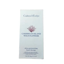 Crabtree & Evelyn CARIBBEAN ISLAND WILD FLOWERS HAND THERAPY 3.5oz New In Box 